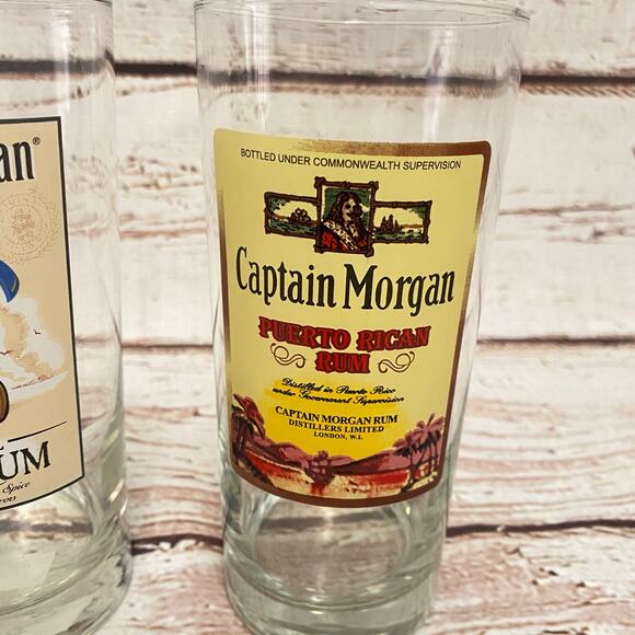CAPTAIN MORGAN RUM Pint Glasses - Picture 3 of 6